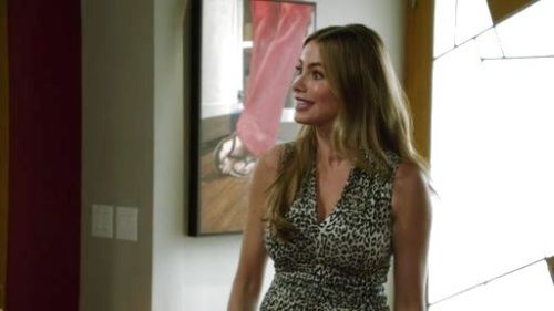 Gloria Pritchett's Desert Leopard Top on Modern Family