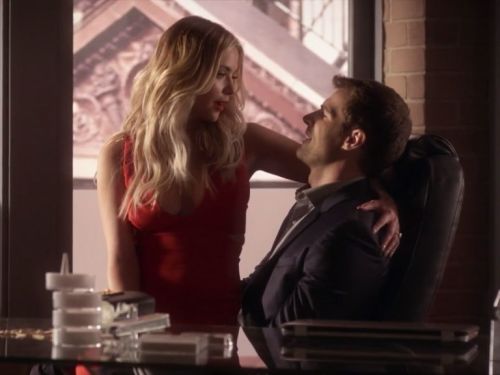 Hanna Marin's Red Cutout Dress on Pretty Little Liars