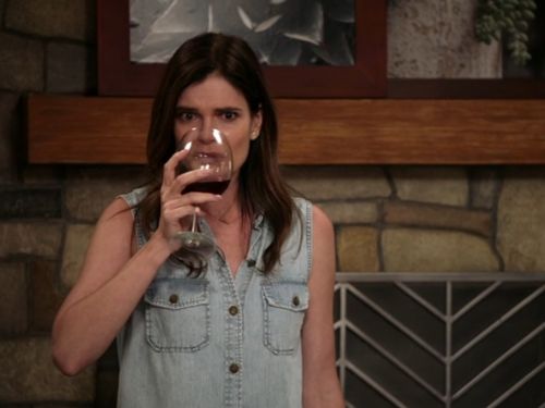 Heather Hughes' Denim Shirt Dress on Life In Pieces