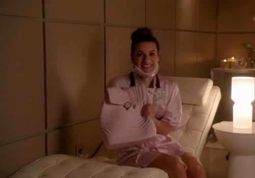 Hester Ulrich's Samantha bridal silk kimono robe bridesmaids robes in Spring pastel colors on Scream Queens