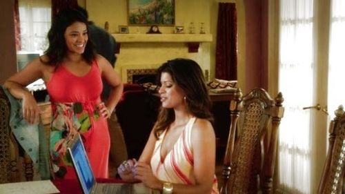 Jane Villanueva's Madalena Rose Long Dress on Jane the Virgin