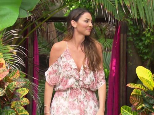 Jen Saviano's Floral Romper on Bachelor in Paradise