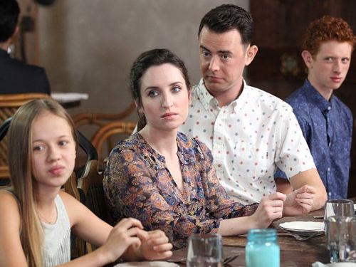 Jen Short's Paisley Dress on Life in Pieces