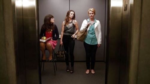 Jess Day's black flats on New Girl
