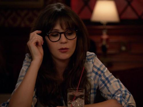 Jess Day's Cartel Plaid Roll-Sleeve Blouse on New Girl