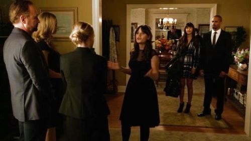 Jess Day's Illusion Lace Bodice Dress on New Girl