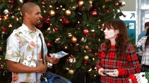 Jess Day's Shane Crew Schoolplaid Sweater on New Girl