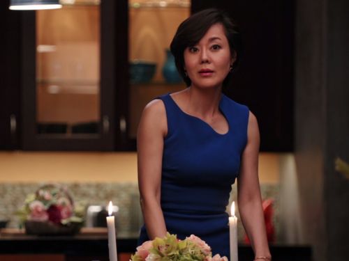 Karen Kim's Blue Cutout Dress on Mistresses
