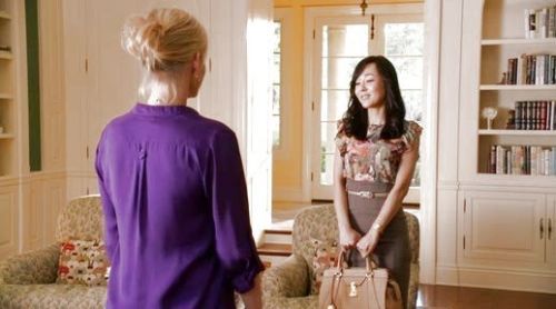 Karen Kim's Olive Green Barvi Floral Tulip Print T-Shirt on Mistresses