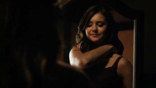 Katherine Pierce's Magic Carpet Leather-Top Dress on The Vampire Diaries