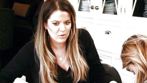 Khloe Kardashian's 14k Tri-Tone Gold Diamond Circle Pendant Necklace (3/4 ct. t.w.) on Keeping Up With The Kardashians