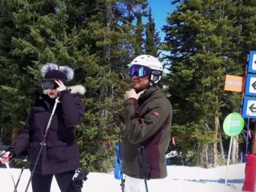 Khloe Kardashian's Black Snow Jacket on Keeping Up With The Kardashians