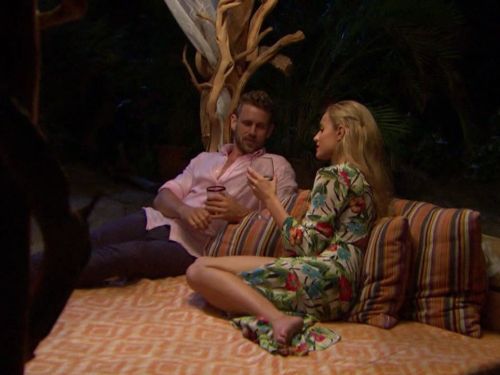 Leah Block's White Floral Maxi Dress on Bachelor in Paradise