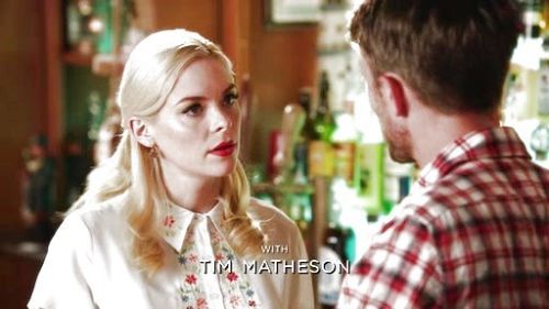 Lemon Breeland's Maternity Exclusive Shirt Dress with Floral Embroidery on Hart of Dixie