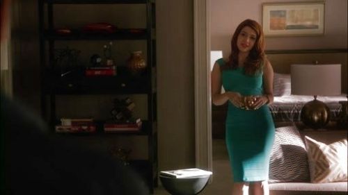 Louise Ellis's Bateau Neck Dress on Revenge