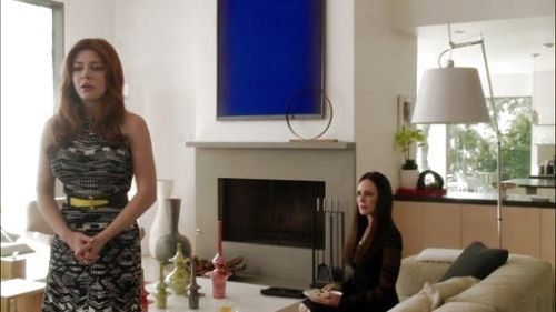 Louise Ellis's Crochet Zig Zag Dress on Revenge