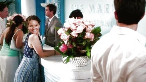 Luisa Alver's Eclipsed Wrap Dress on Jane the Virgin