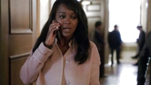 Michaela Pratt's Melton Cocoon Coat on How to Get Away With Murder