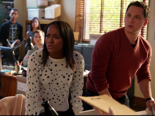 Michaela Pratt's Ryder Star Print Cashmere Sweater on How to Get Away With Murder