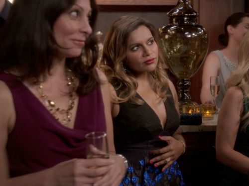 Mindy Lahiri's Floral Applique Dress on The Mindy Project