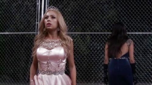 Mona Vanderwaal's Glimmering A-line Gown on Pretty Little Liars