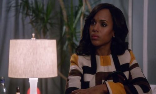 Olivia Pope's CHECK WOOL JACQUARD COAT on Scandal