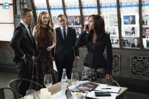 Olivia Pope's Kamila Paisley Floral A-Line Dress on Scandal