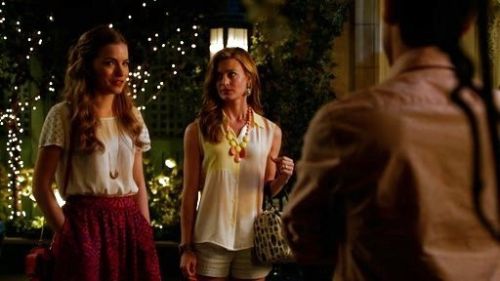 Paige Collins's Diem Clean Blouse with Insets on Royal Pains