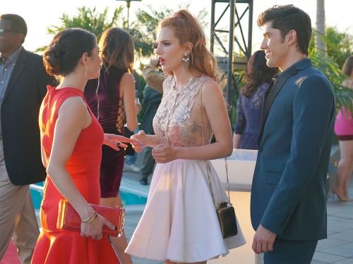 Paige Townsen's Illusion Dress on Famous In Love