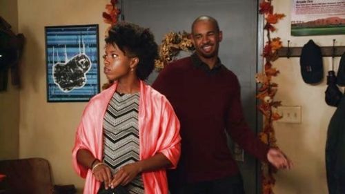 Pepper's Chevron Bodycon Dress on New Girl