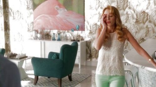 Petra Solano's Exclusive Prima Crop in Mint Green on Jane the Virgin