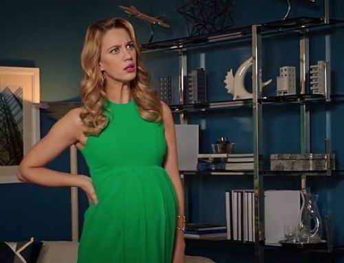 Petra Solano's Maternity Tulip Dress With Cut Out Neck on Jane the Virgin