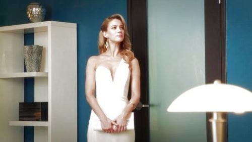 Petra Solano's One Shoulder Dress on Jane the Virgin