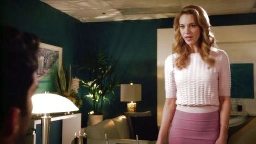 Petra Solano's Textured Knit-Jersey Top on Jane the Virgin