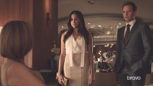 Rachel Zane's EAST WEST CLUTCH on Suits