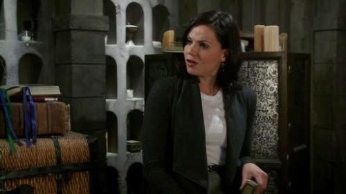 Regina Mills's Shawl Collar Cardigan on Once Upon A Time 