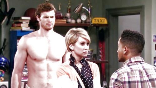 Riley Perrin's V-Neck Cardigan on Baby Daddy