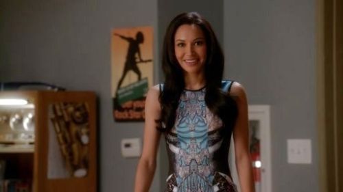 Santana Lopez's All That Jazz Neoprene Dress on Glee