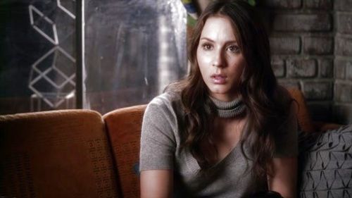Spencer Hastings's Reversible Deedee Cutout-Turtleneck Sweater on Pretty Little Liars