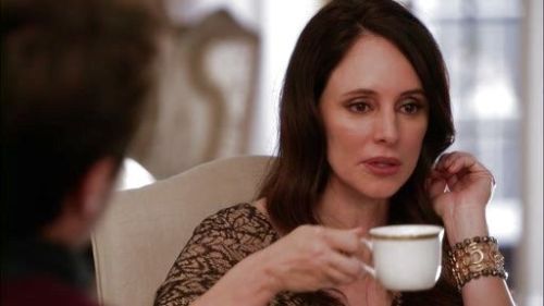 Victoria Grayson's Lace Leaves Dress on Revenge