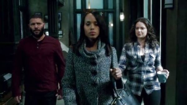 Olivia Pope's Wool Blend Bouclé Coat on Scandal