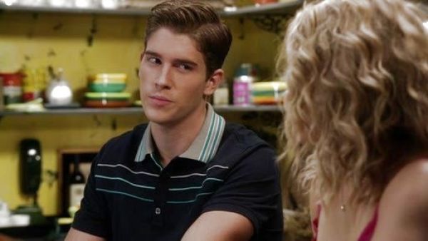 Walt Reynolds's Signature Contrast-Stripe Piqué Polo on The Carrie Diaries
