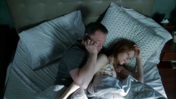 Abby Whelan's Maison Satin Chemise on Scandal