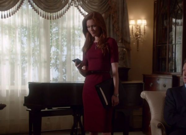 Abby Whelan's Ponte Knit Dress on Scandal
