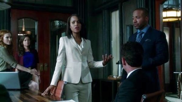 Abby Whelan's Rubina Silk Chiffon Top on Scandal