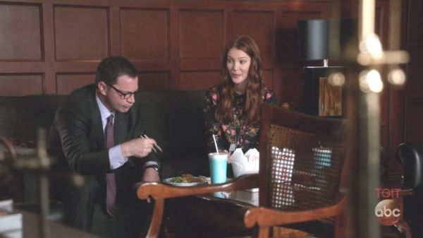 Abby Whelan's Rusak Floral-Print Silk Shirt on Scandal