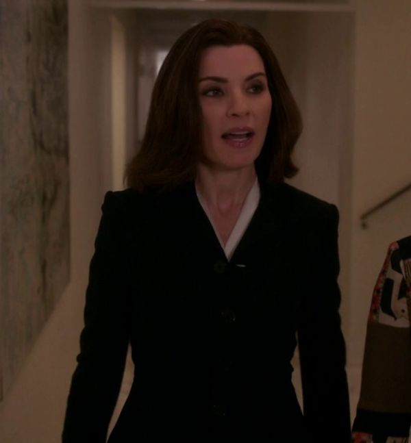 Alicia Florrick's Fitted Wool Jacket on The Good Wife