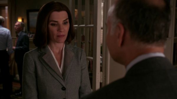 Alicia Florrick's Herringbone Jacket on The Good Wife