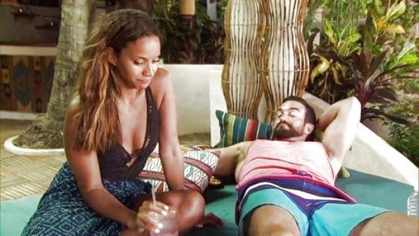 Amber James's One Piece Plunge on Bachelor in Paradise