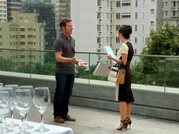 Amy Chang's Colorblock Dress on Royal Pains